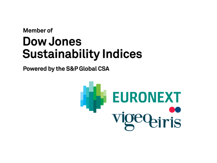 Arkema is listed to the Euronext Vigeo Eurozone 120 index, the FTSE4Good index series and obtained the EcoVadis 