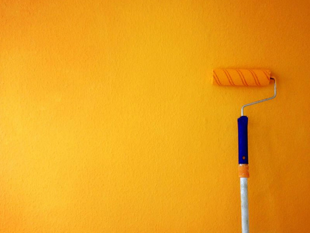 Orange wall