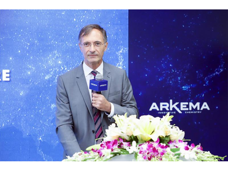 Arkema China President Mr. Xavier Durand-Delacre