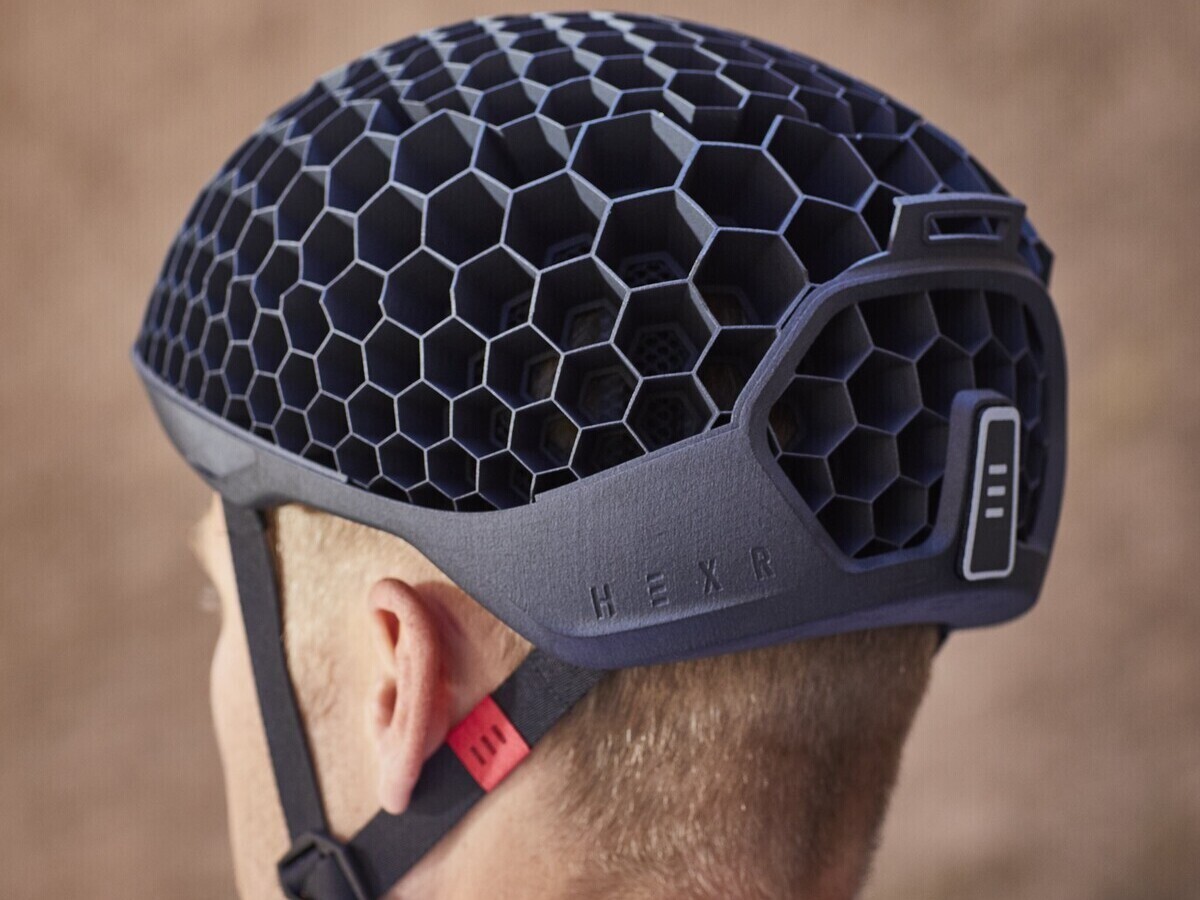 honey comb design helmet picture